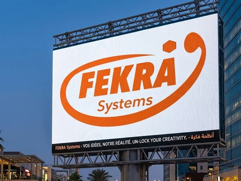 Écran LED grand format Fekra Systems au Maroc